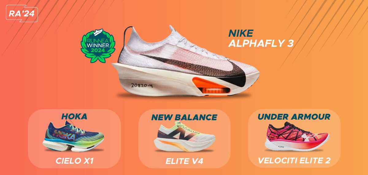 Meilleure chaussure de course rapide avec plaque 2024 - Nike Alphafly 3