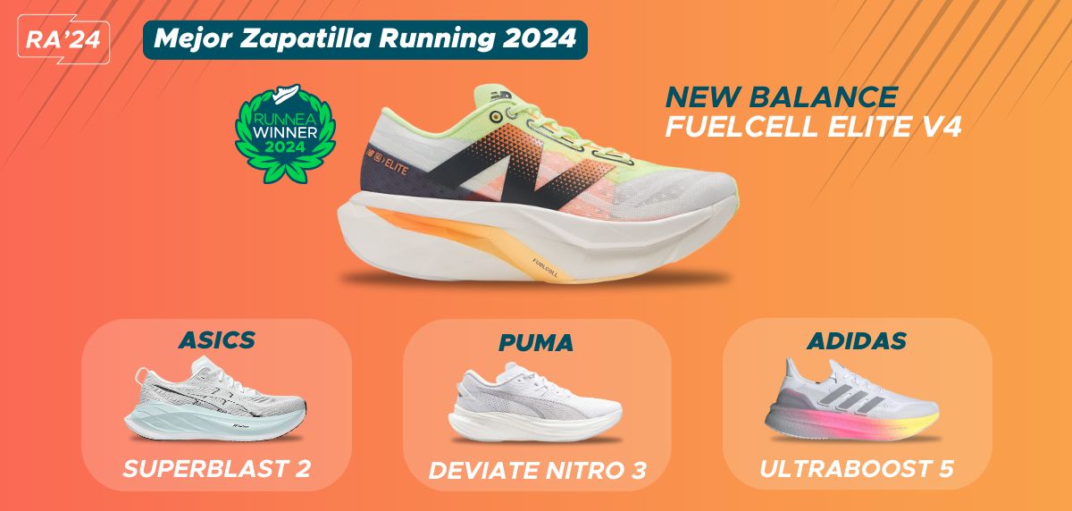 Mejor zapatilla de running 2024 - New Balance FuelCell Supercomp Elite v4