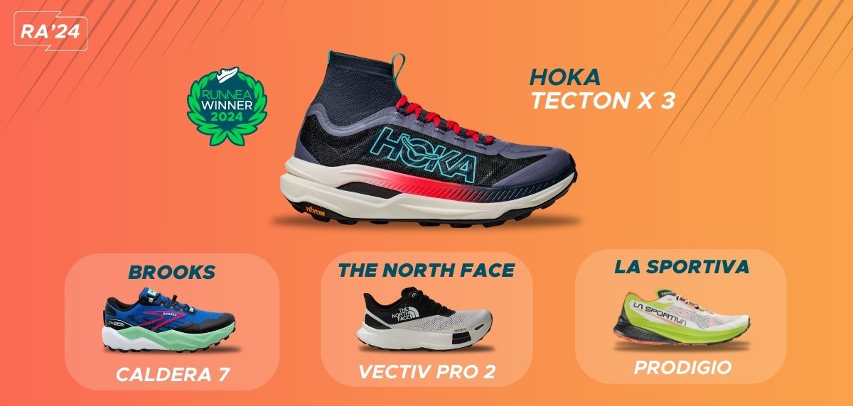 Meilleure chaussure de trail running 2024 - HOKA Tecton X 3
