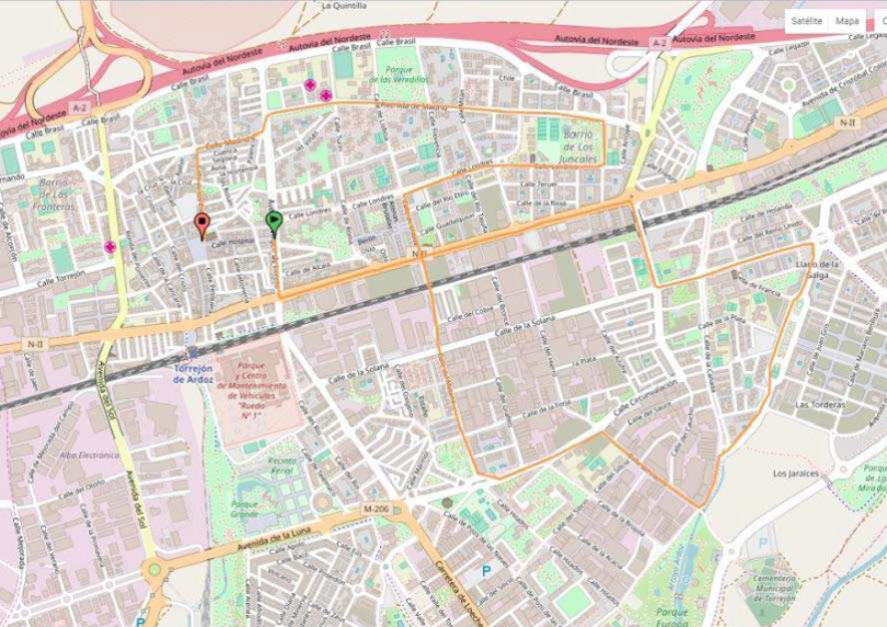 10k Torrejón 2025: Mapa