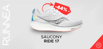 Saucony Ride 17 desde 86,40€ antes 155€ (-44% de descuento) 