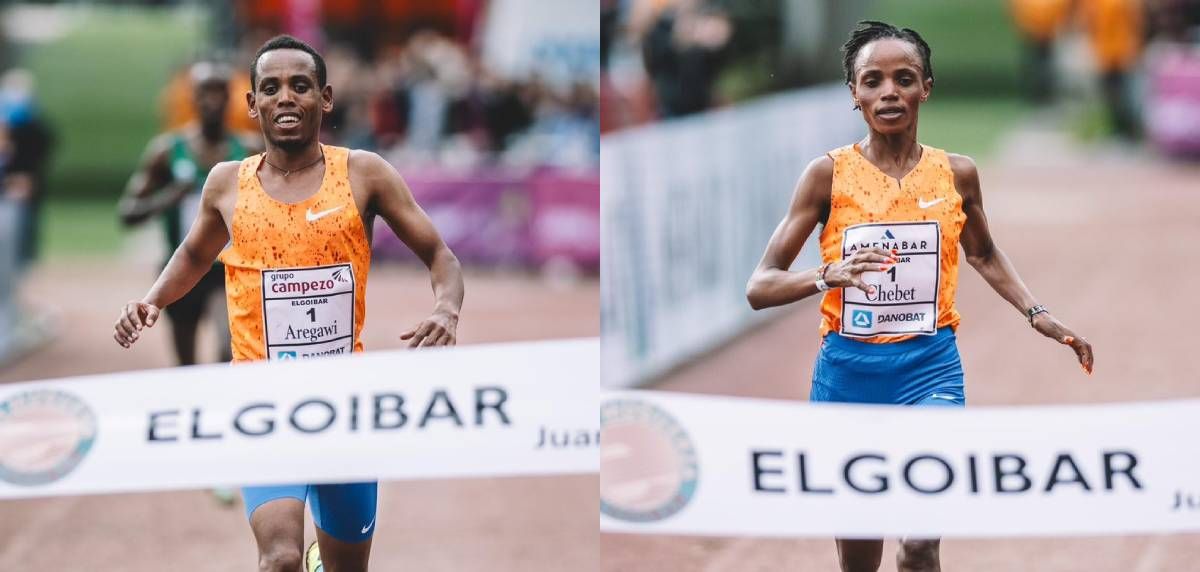 Beatrice Chebet y Berihu Aregawi vuelven a reinar en el Cross Elgoibar 2025 por segundo año consecutivo