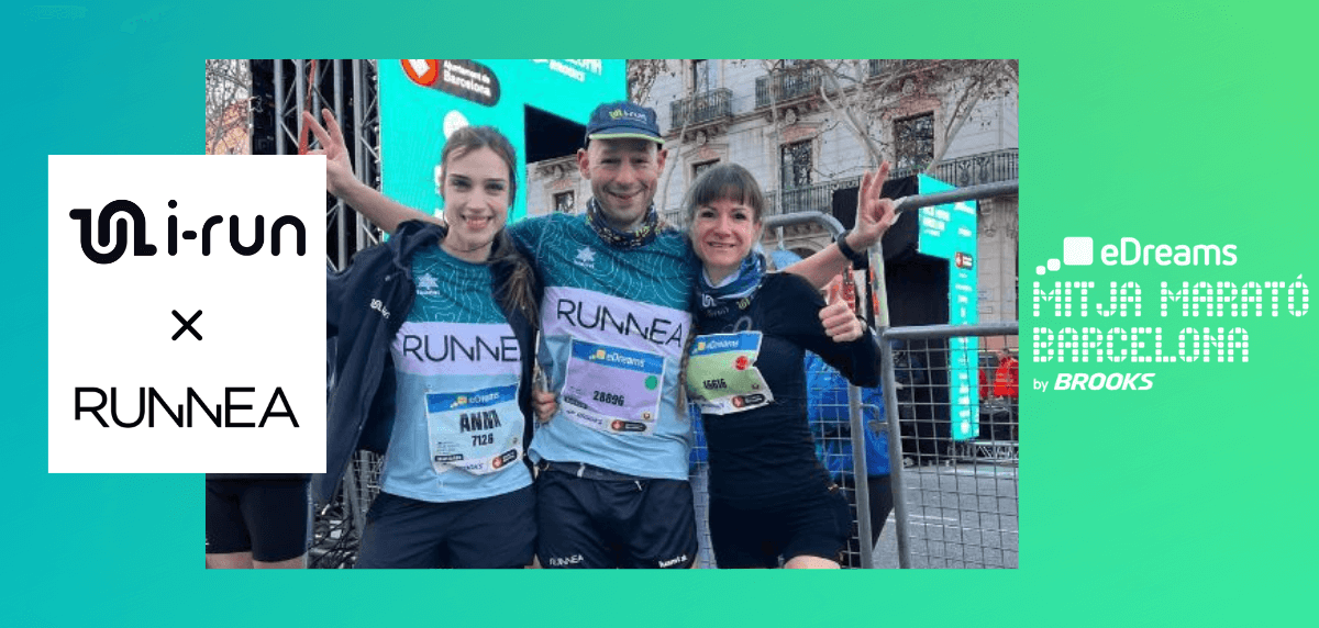 Descubre al equipo RUNNEA by i-run y vive la Mitja Marató Barcelona 2024 desde dentro