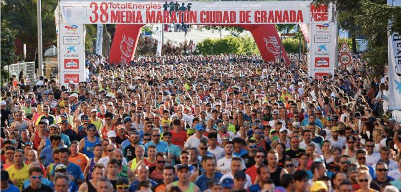 Media Maratón Granada 2025: Salida