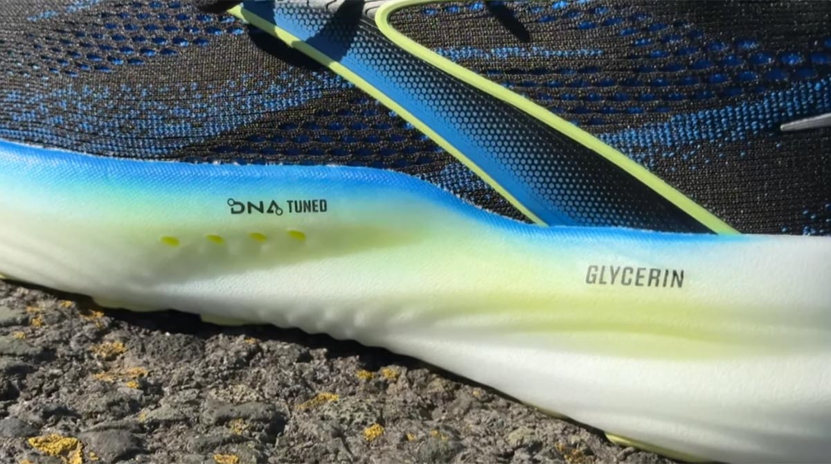 Cushioning technology in the Brooks Glycerin 22