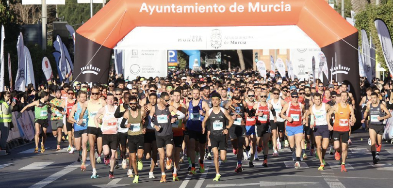 Maratón Murcia 2025: Salida