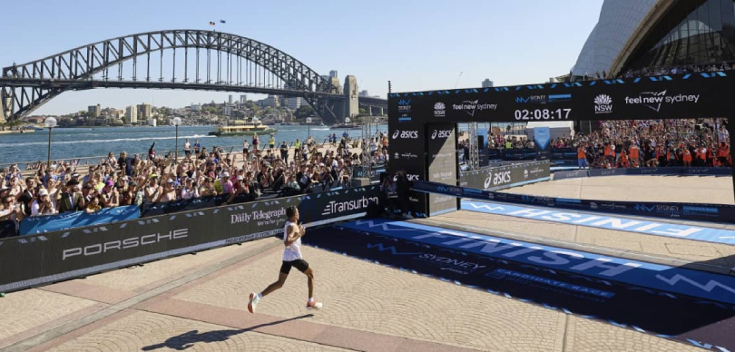 Maratón Sydney Marathon 2025: Meta