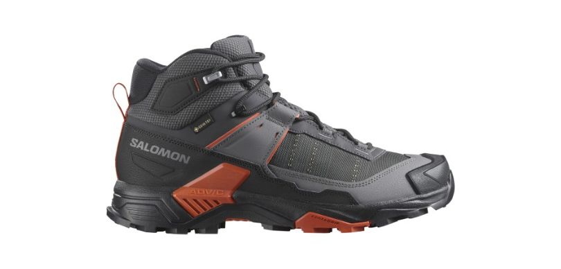 Salomon X Ultra 5 Mid Gore-Tex: Talonera