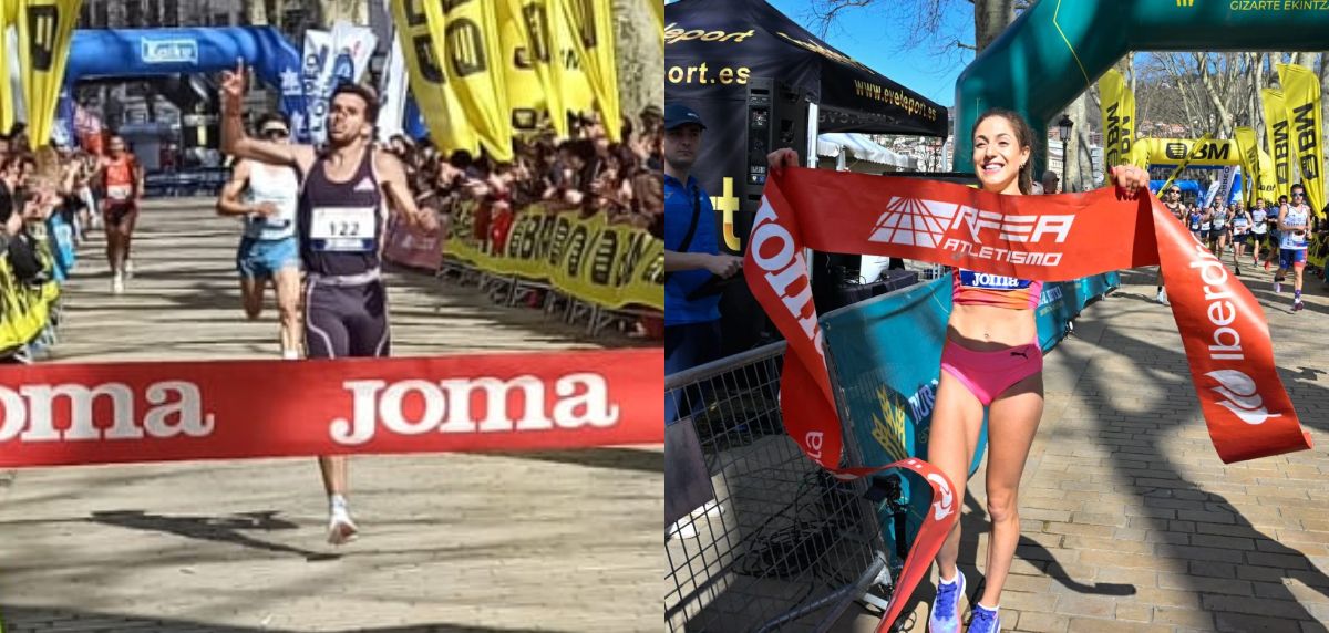 Carla Gallardo y Jesús Ramos se coronan como campeones de España en el 10k Bilbao 2025