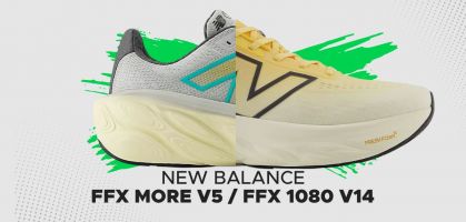 Der ultimative Vergleich der Spitzenmodelle: New Balance More v5 vs. New Balance 1080 v14 - das große Duell der Fresh Foam X-Familie