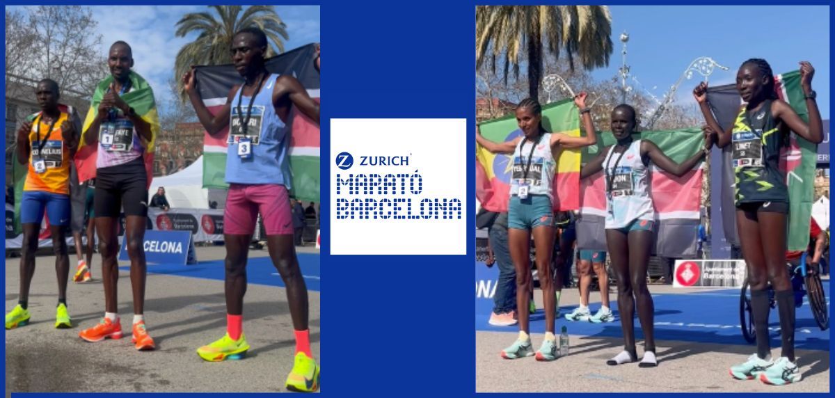 Clasificación Marató Barcelona 2025: ANTA y ASICS llevan a Tesfaye Deriba y Sharon Chelimo a pulverizar los récords de la prueba en la Ciudad Condal
