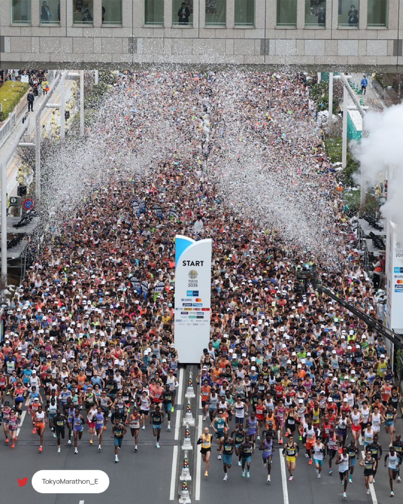 Maratón Tokio 2025: Salida