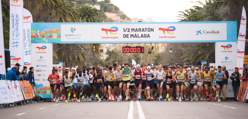 Media Maratón de Málaga 2025: Salida