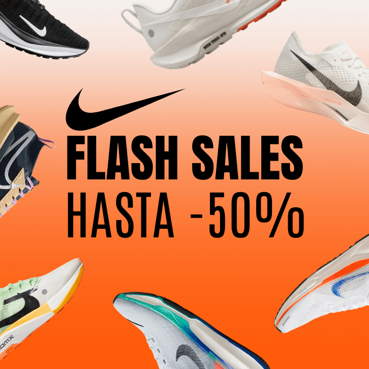 Ofertas Flash Nike: ¡hasta un -50% de descuento!