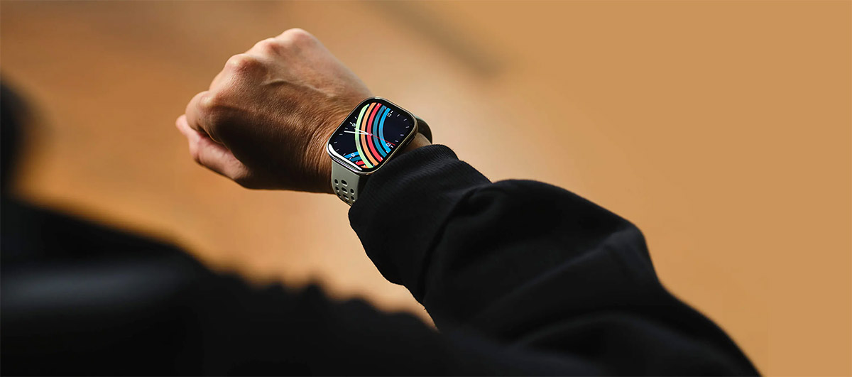 Spécifications techniques et design de l'Amazfit Bip 6 : Capteurs