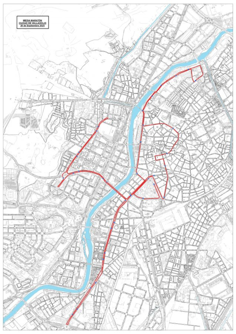  Media Maratón Valladolid 2025: Mapa
