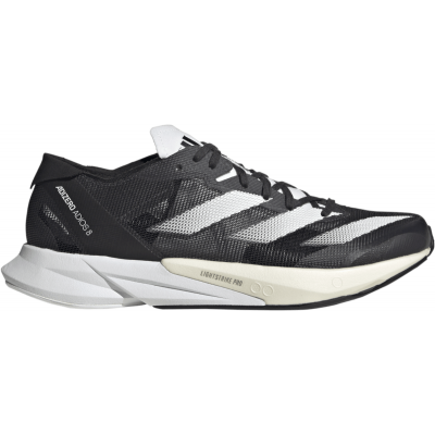 Adidas Adizero Adios 8 Black White Light Grey