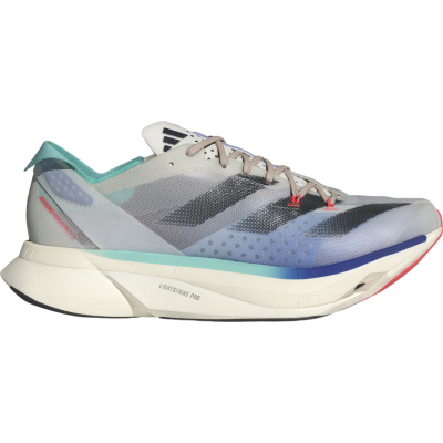 Adidas Adizero Adios Pro 3 Light Grey Black White Blue Red