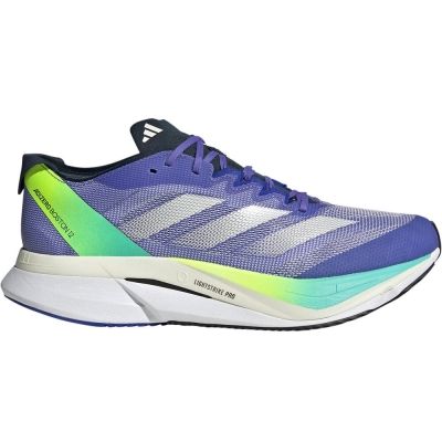 Adidas Adizero Boston 12 Blue Lime Green White Black
