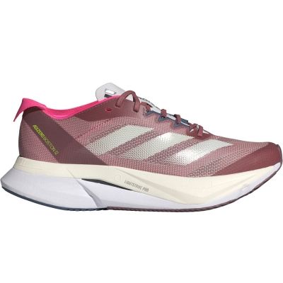 Adidas Adizero Boston 12 Red White Pink Dark Grey