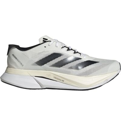 Adidas Adizero Boston 12 White Black Light Grey