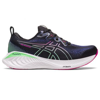 ASICS Gel Cumulus 25 Black Neon Green Pink White