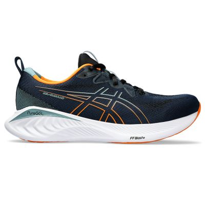 ASICS Gel Cumulus 25 Navy Blue White Orange Light Blue
