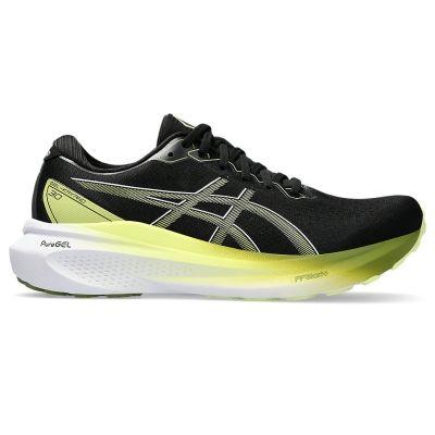 ASICS Gel Kayano 30 Black Lime Green Light Grey