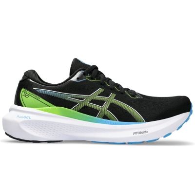 ASICS Gel Kayano 30 Black Lime Green White Light Blue