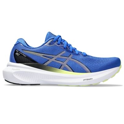 ASICS Gel Kayano 30 Blue White Black Lime Green