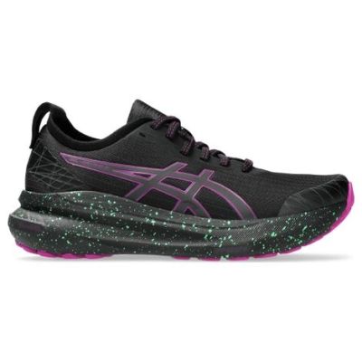 ASICS Gel Kayano 31 Black Dark Purple Teal Green