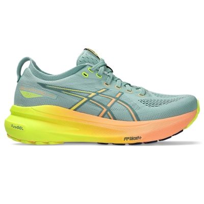 ASICS Gel Kayano 31 Lime Green Light Blue Orange Yellow
