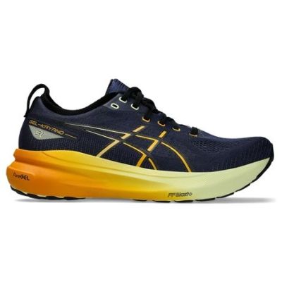 ASICS Gel Kayano 31 Navy Blue Black Yellow Orange