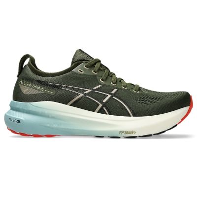 ASICS Gel Kayano 31 Olive Green Light Blue White Red