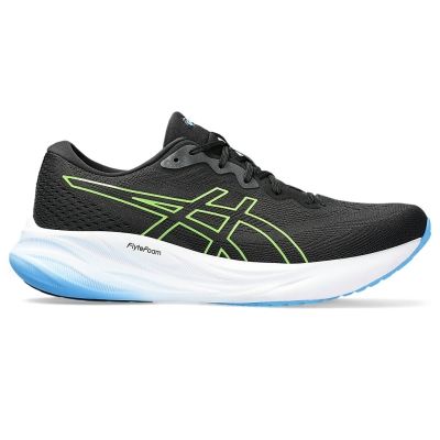 ASICS Gel Pulse 15 Black Lime Green White Light Blue