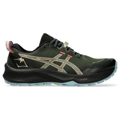 ASICS Gel Trabuco 12 Dark Green Black Light Grey