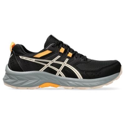 ASICS Gel Venture 9 Black Light Grey Orange White