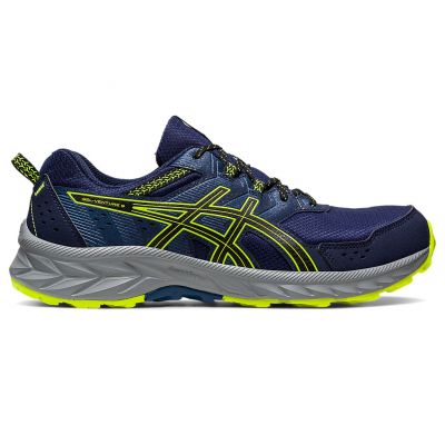 ASICS Gel Venture 9 Navy Blue Lime Green Dark Grey