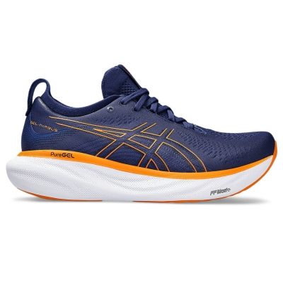ASICS Nimbus 25 Navy Blue Orange White