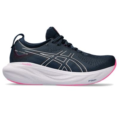 ASICS Nimbus 25 Navy Blue White Pink