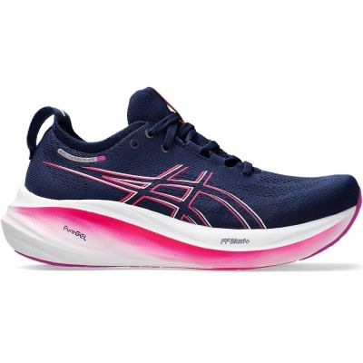 ASICS Nimbus 26 Navy Blue Intense Pink Pure White