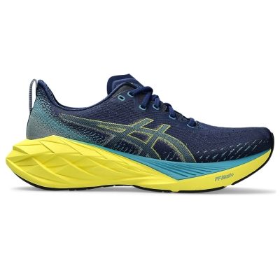 ASICS Novablast 4 Navy Blue Yellow Black