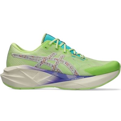 ASICS Novablast 5 Lime Green Light Blue White