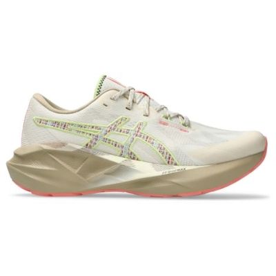 ASICS Novablast 5 Off White Beige Light Green Light Pink