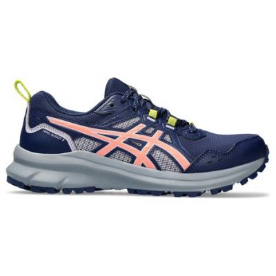 ASICS Trail Scout 3 Navy Blue Light Grey Coral Pink Lime Green