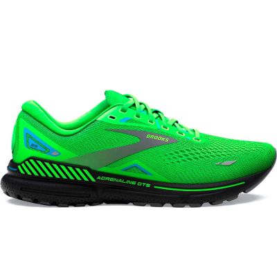 Brooks Adrenaline GTS 23 Lime Green Black Dark Grey