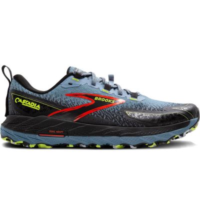 Brooks Cascadia 18 Black Light Blue Red Lime Green