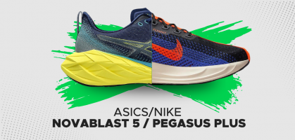 Vergelijking ASICS Novablast 5 vs Nike Pegasus Plus: Wie wint in de balans tussen demping en respons?