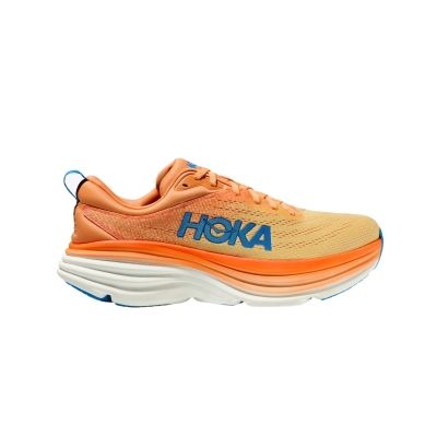 HOKA Bondi 8 Orange Blue White