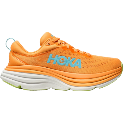 HOKA Bondi 8 Orange Light Blue White